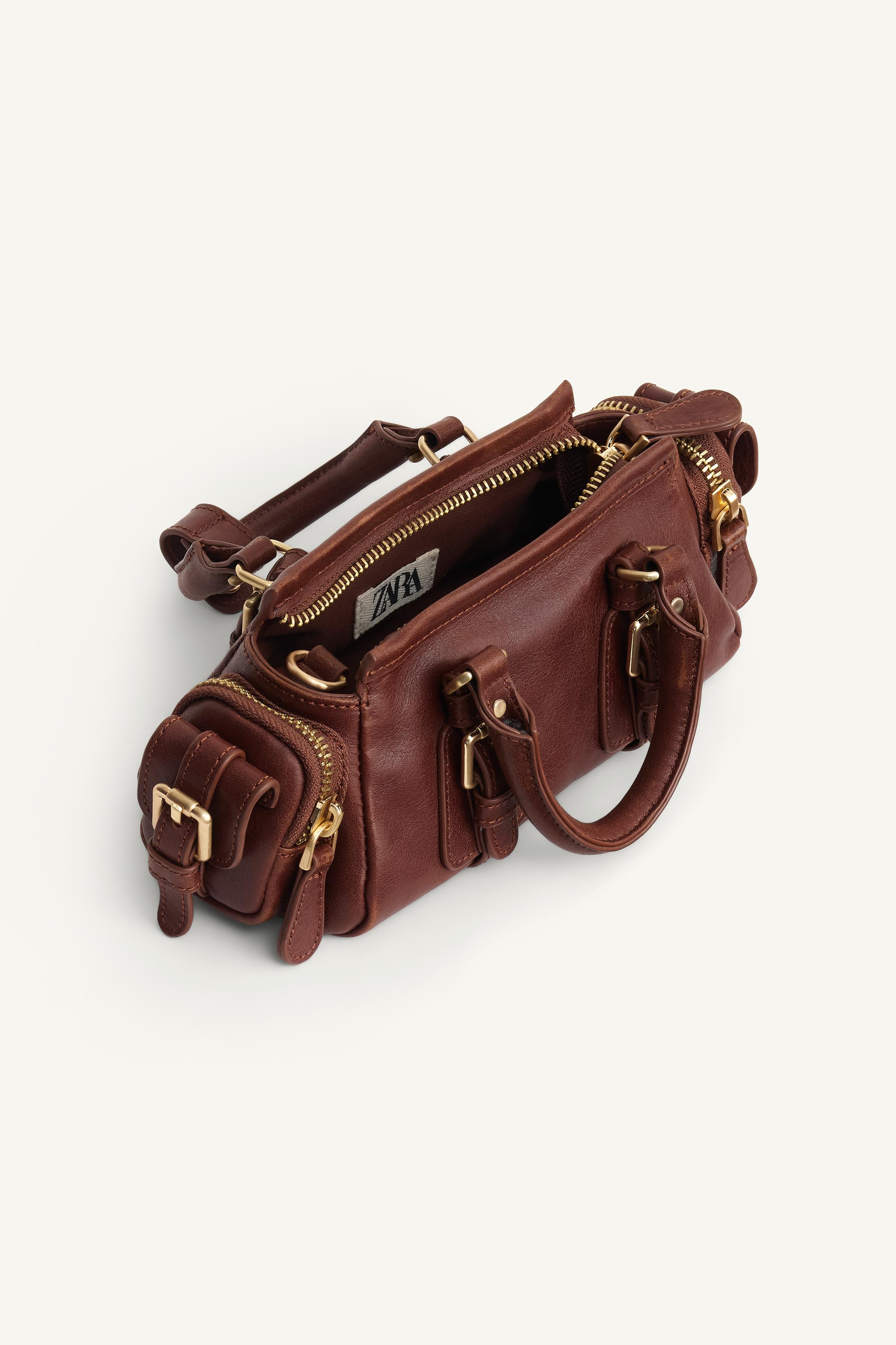 LIMITED EDITION LEATHER MINI CROSSBODY BAG WITH BUCKLES